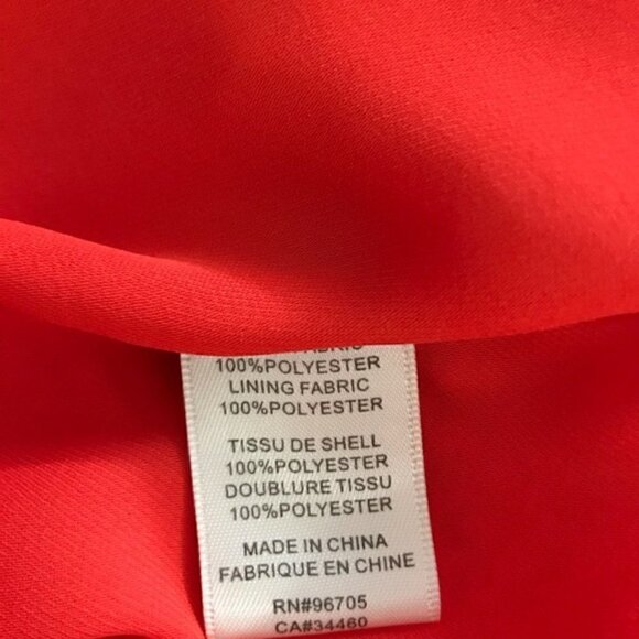 Rebecca Taylor Mini Dress 0 Halter Draped Back Sleeveless Orange Luxury Vacation - Picture 9 of 15